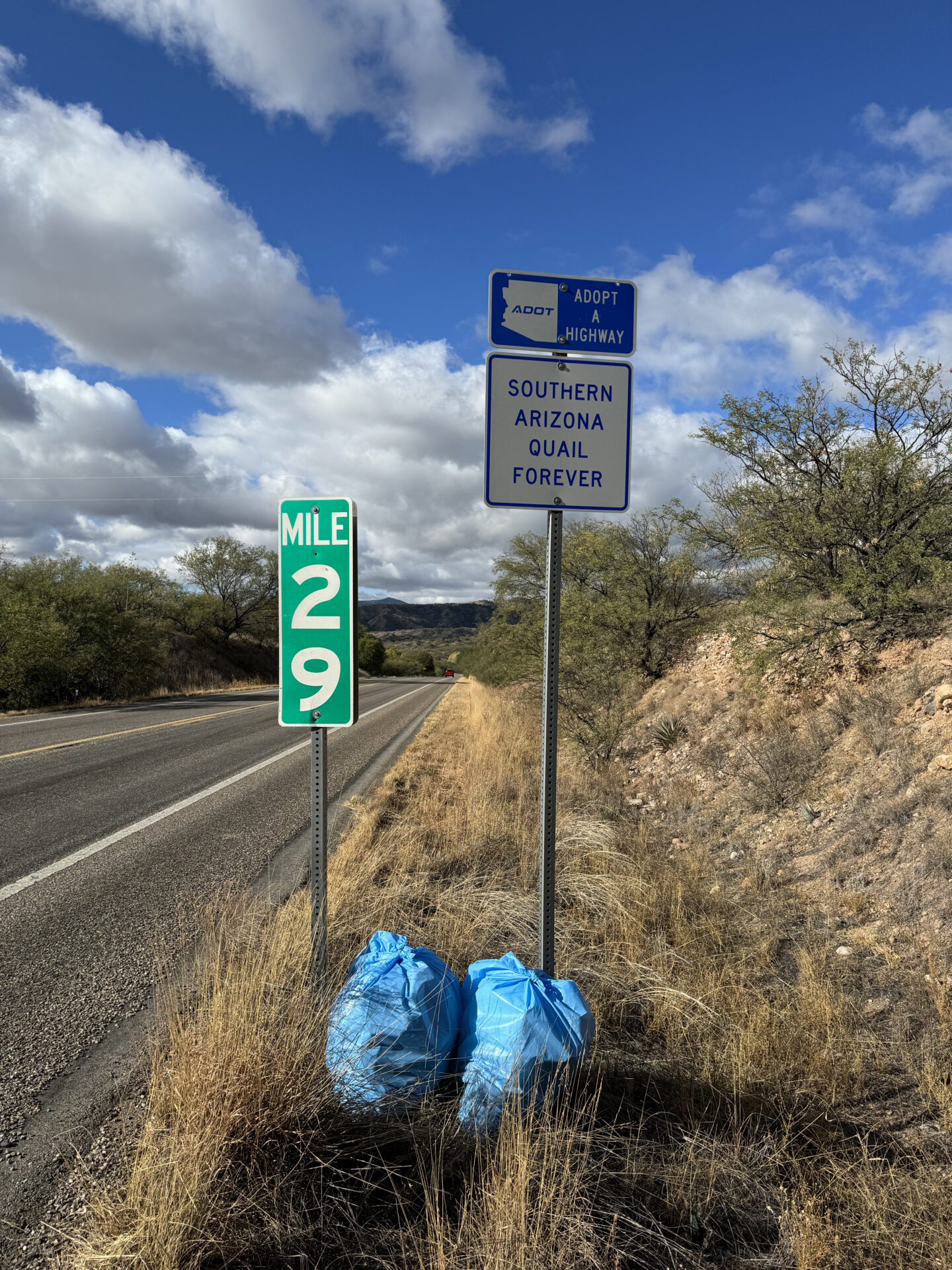 QF road cleanup